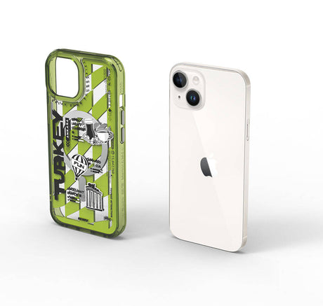 Apple iPhone 15 Kılıf M-safe Şarj Özellikli Desenli Wiwu Turkey A Serisi Kapak