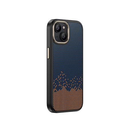 Apple iPhone 15 Kılıf M-safe Şarj Özellikli Karbon Fiber Görünümlü Zore Antina Kapak