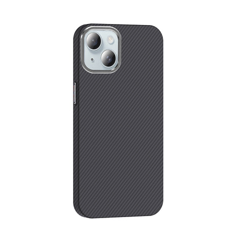 Apple iPhone 15 Kılıf M-safe Şarj Özellikli Karbon Fiber Görünümlü Zore Gros Kapak