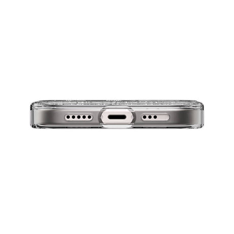 Apple iPhone 15 Kılıf M-safe Şarj Özellikli Parlayan Simli Şeffaf Lisanslı Switcheasy Starfield-M Kapak