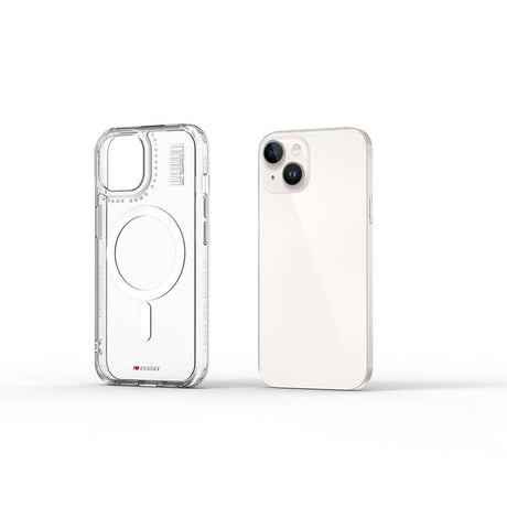 Apple iPhone 15 Kılıf M-safe Şarj Özellikli Şeffaf Transparan Wiwu Turkey D Serisi Kapak