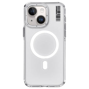 Apple iPhone 15 Kılıf M-safe Şarj Özellikli Şeffaf Youngkit Crystal Shield Serisi Kapak