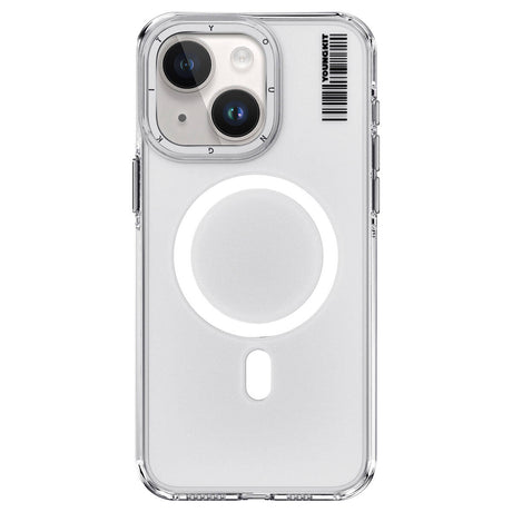 Apple iPhone 15 Kılıf M-safe Şarj Özellikli Şeffaf Youngkit Crystal Shield Serisi Kapak