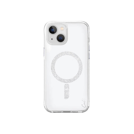 Apple iPhone 15 Kılıf M-safe Şarj Özellikli Simli Magnetik Coehl Glace Kapak