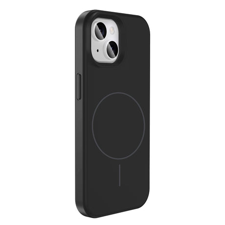Apple iPhone 15 Kılıf M-safe Şarj Özellikli Sıvı Teknolojili Silinebilir Sert Zore Kivi Kapak
