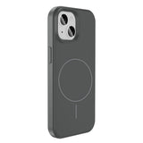 Apple iPhone 15 Kılıf M-safe Şarj Özellikli Sıvı Teknolojili Silinebilir Sert Zore Kivi Kapak