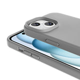 Apple iPhone 15 Kılıf M-safe Şarj Özellikli Sıvı Teknolojili Silinebilir Sert Zore Kivi Kapak