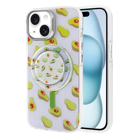 Apple iPhone 15 Kılıf M-safe Şarj Özellikli Tak-Çıkar Pop Soketli Zore Tiktok Kapak