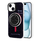 Apple iPhone 15 Kılıf M-safe Şarj Özellikli Tak-Çıkar Pop Soketli Zore Tiktok Kapak