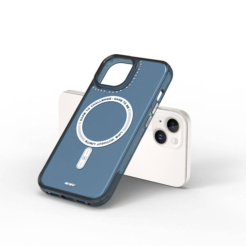 Apple iPhone 15 Kılıf M-safe Şarj Özellikli Wiwu Basic Color J Serisi Kapak