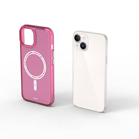 Apple iPhone 15 Kılıf M-safe Şarj Özellikli Wiwu Basic Color J Serisi Kapak