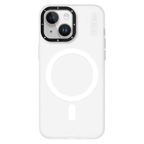 Apple iPhone 15 Kılıf M-safe Şarj Özellikli Youngkit Hidden Sand Serisi Kapak