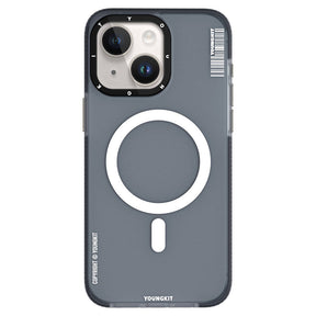 Apple iPhone 15 Kılıf M-safe Şarj Özellikli Youngkit Jiansha Serisi Kapak