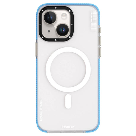 Apple iPhone 15 Kılıf M-safe Şarj Özellikli Youngkit Jiansha Serisi Kapak