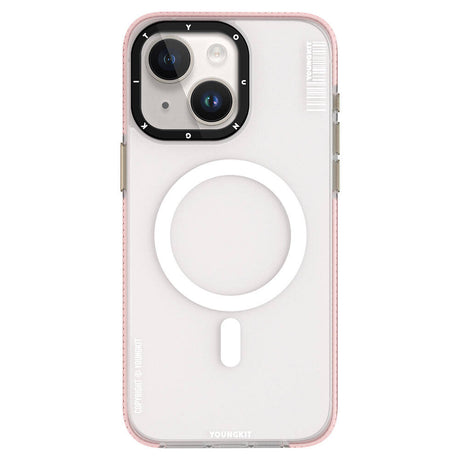 Apple iPhone 15 Kılıf M-safe Şarj Özellikli Youngkit Jiansha Serisi Kapak