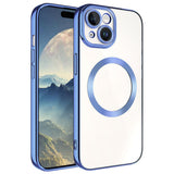 Apple iPhone 15 Kılıf M-safe Wireless Şarj Özellikli Zore Setro Silikon