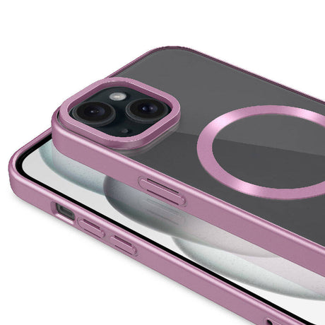 Apple iPhone 15 Kılıf Mat Tasarımlı M-safe Wireless Şarj Özellikli Zore Mat Setro Kapak