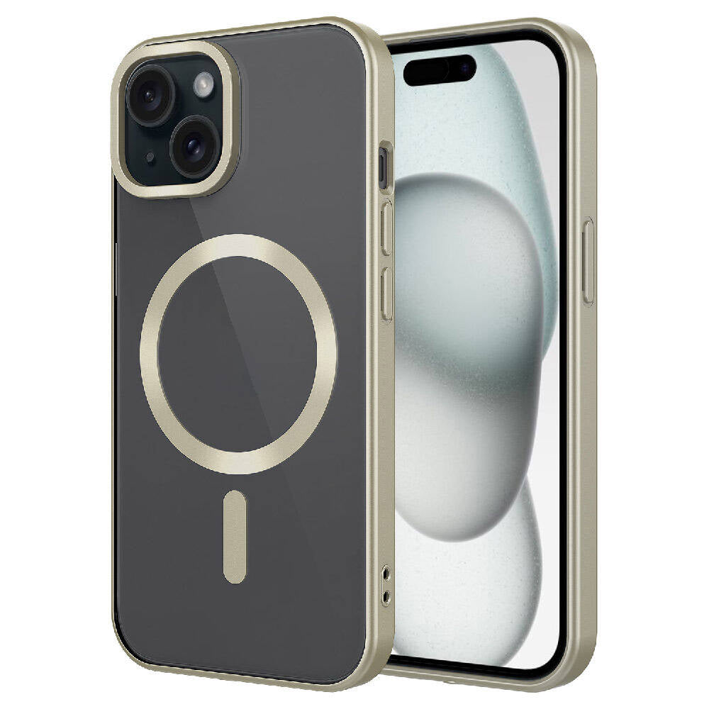 Apple iPhone 15 Kılıf Mat Tasarımlı M-safe Wireless Şarj Özellikli Zore Mat Setro Kapak