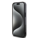 Apple iPhone 15 Kılıf Mercedes Benz Orjinal Lisanslı M-safe Şarj Özellikli Çift Katmanlı Mini Yıldız Desenli Kapak