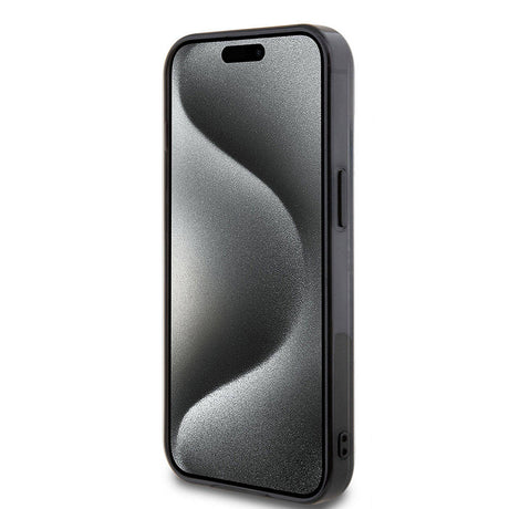 Apple iPhone 15 Kılıf Mercedes Benz Orjinal Lisanslı M-safe Şarj Özellikli Çift Katmanlı Mini Yıldız Desenli Kapak
