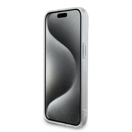 Apple iPhone 15 Kılıf Mercedes Benz Orjinal Lisanslı New Urban 3 IML Baskılı Paralel Çizgi Desenli Kapak