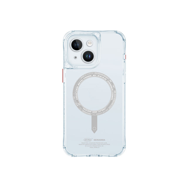 Apple iPhone 15 Kılıf SkinArma Şeffaf Airbag Tasarımlı M-safe Şarj Özellikli Saido Kapak