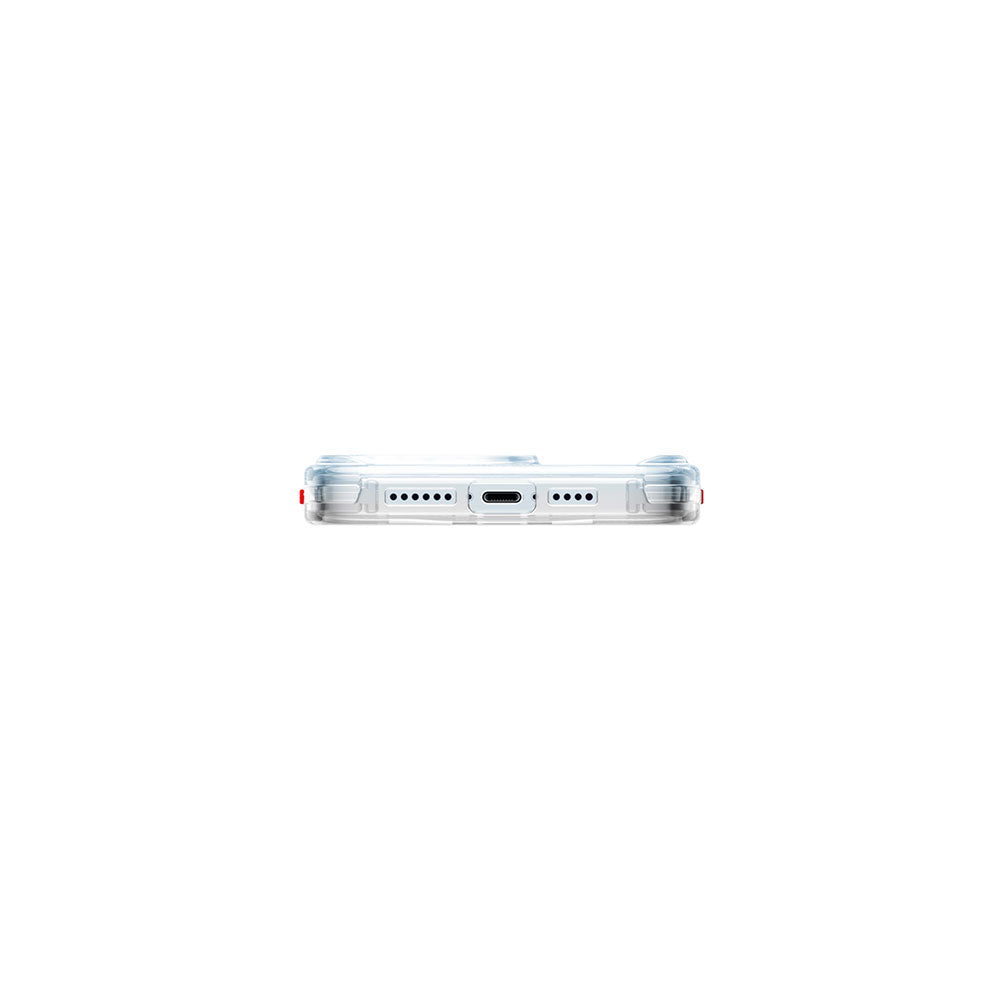 Apple iPhone 15 Kılıf SkinArma Şeffaf Airbag Tasarımlı M-safe Şarj Özellikli Saido Kapak