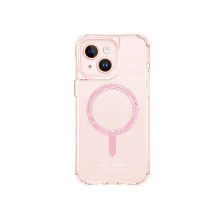 Apple iPhone 15 Kılıf SkinArma Şeffaf Airbag Tasarımlı M-safe Şarj Özellikli Saido Kapak