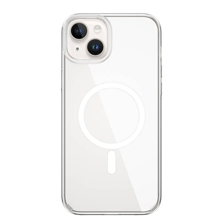 Apple iPhone 15 Kılıf Wiwu BC-022 M-safe Şarj Özellikli Şeffaf Transparan Kapak
