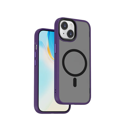 Apple iPhone 15 Kılıf Wiwu FGG-011 M-safe Şarj Özellikli Kamera Korumalı Kapak
