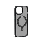 Apple iPhone 15 Kılıf Wiwu ZMM-010 M-safe Şarj Özellikli Mat Arka Yüzey Standlı Kapak