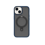 Apple iPhone 15 Kılıf Wiwu ZMM-010 M-safe Şarj Özellikli Mat Arka Yüzey Standlı Kapak