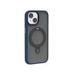 Apple iPhone 15 Kılıf Wiwu ZMM-010 M-safe Şarj Özellikli Mat Arka Yüzey Standlı Kapak