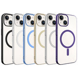 Apple iPhone 15 Kılıf Zore Wireless Şarj Özellikli Pixel M-safe Kapak