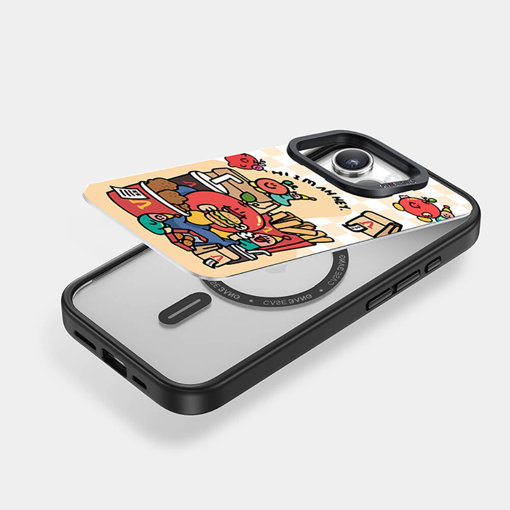 Apple iPhone 15 M-safe Şarj Özellikli Casebang Ahhey Serisi Arka Panel
