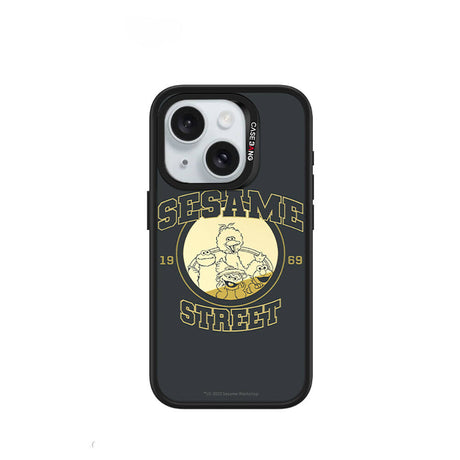 Apple iPhone 15 M-safe Şarj Özellikli Casebang Sesame Street Serisi Mıknatıslı Arka Panel