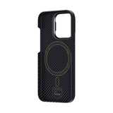 Apple iPhone 15 M-safe Şarj Özellikli Karbon Fiber Benks Montage ArmorAir Kevlar Kapak