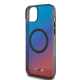 Apple iPhone 15 Plus Kılıf BMW M-safe Şarj Özellikli Transparan Renk Geçişli Dizayn Orjinal Lisanslı Kapak