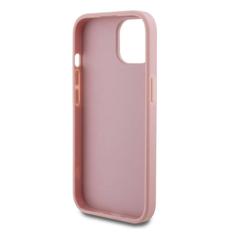 Apple iPhone 15 Plus Kılıf Guess Orjinal Lisanslı 4G Büyük Metal Logolu Glitter Kapak
