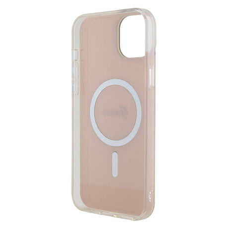 Apple iPhone 15 Plus Kılıf Guess Orjinal Lisanslı M-safe Şarj Özellikli Yazı Logolu Iridescent Kapak