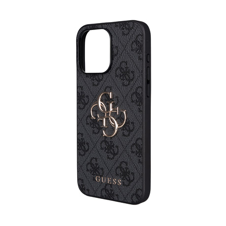Apple iPhone 15 Plus Kılıf Guess Orjinal Lisanslı PU Deri 4G Büyük Metal Logolu Çapraz Vücut Askılı Kapak
