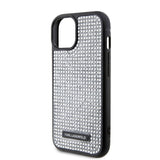 Apple iPhone 15 Plus Kılıf Karl Lagerfeld Taşlı Metal Logo Orjinal Lisanslı Kapak