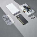 Apple iPhone 15 Plus Kılıf M-safe Şarj Özellikli 600D Aramid Fiber Pitaka Tactile Woven Orchestra Serisi Overture Kapak