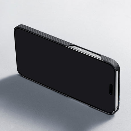 Apple iPhone 15 Plus Kılıf M-safe Şarj Özellikli 600D Aramid Fiber Pitaka Tactile Woven Orchestra Serisi Rhapsody Kapak