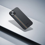 Apple iPhone 15 Plus Kılıf M-safe Şarj Özellikli 600D Aramid Fiber Pitaka Tactile Woven Orchestra Serisi Rhapsody Kapak