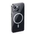 Apple iPhone 15 Plus Kılıf M-safe Şarj Özellikli Benks ​​​​​​Crystal Serisi Şeffaf Kapak