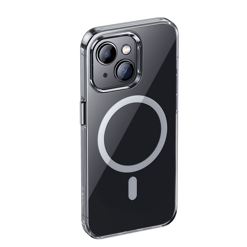 Apple iPhone 15 Plus Kılıf M-safe Şarj Özellikli Benks ​​​​​​Crystal Serisi Şeffaf Kapak