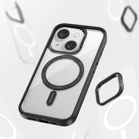 Apple iPhone 15 Plus Kılıf M-safe Şarj Özellikli Casebang Body Frame Kapak