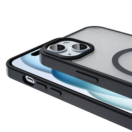 Apple iPhone 15 Plus Kılıf M-safe Şarj Özellikli Mat Arka Yüzey Zore Sio Kapak