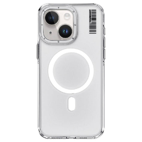 Apple iPhone 15 Plus Kılıf M-safe Şarj Özellikli Şeffaf Youngkit Crystal Shield Serisi Kapak